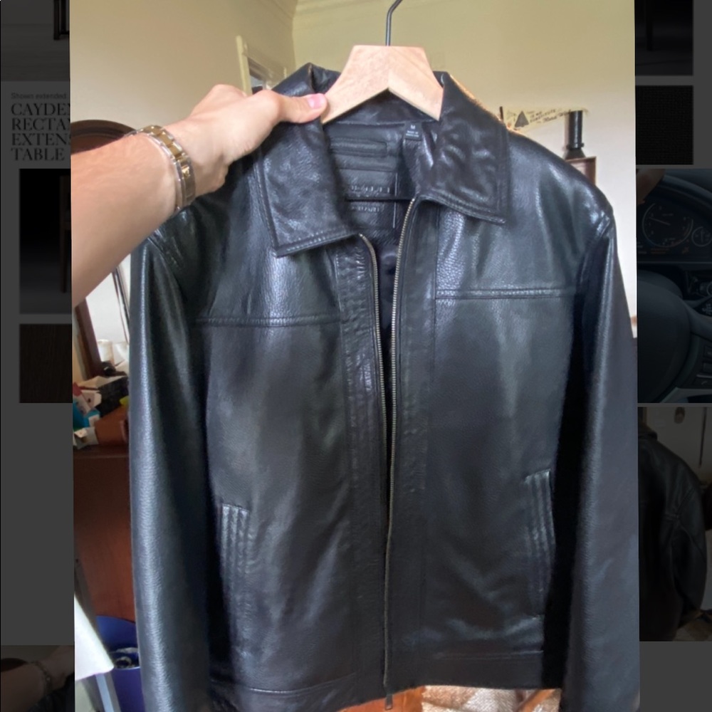 Genuine leather jacket Roundtree & Yorke